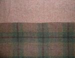 Teal/Green Plaid and Red-Orange Pairing