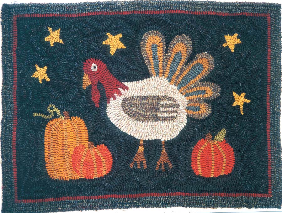 Turkey Hook Rug Hooked Rug Kits