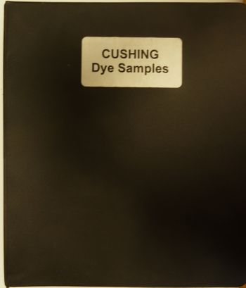 Used Cushing Dye Sample Book by Mary Sue Layton Used Cushing Dye Sample Book by Mary Sue Layton