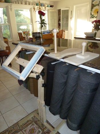 Used Purple Crow Rug Hooking Frame