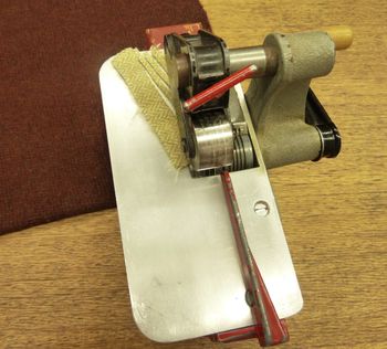 Used Rigby D Double Blade Rug Hooking Cutter with 3 Blades