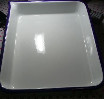 Vintage Enamel Photo Trays