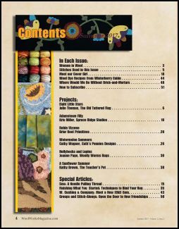 Wool Works Magazine - Summer 2017 Issue Free US Shipping