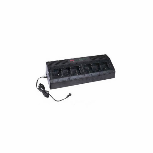 6-Bank Two-Way Radio Charger