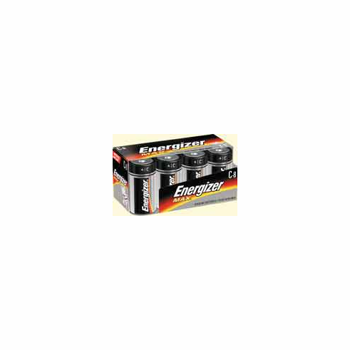 C cell batteries - Energizer Max - 8 pack -