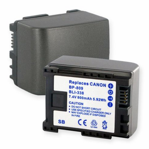Canon BP809 battery, 800mAh