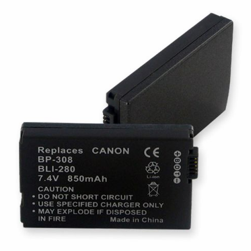 Canon HV10 battery, 850mAh