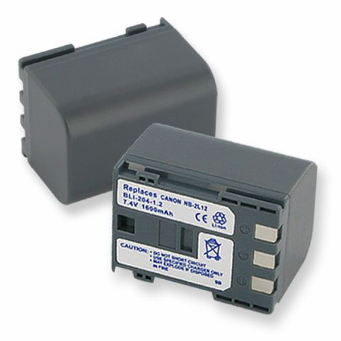 Canon NB2LH battery, 1.6Ah