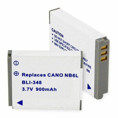 Canon NB6L battery, 900mAh