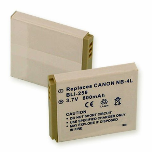 Canon SD200 battery, 800mAh