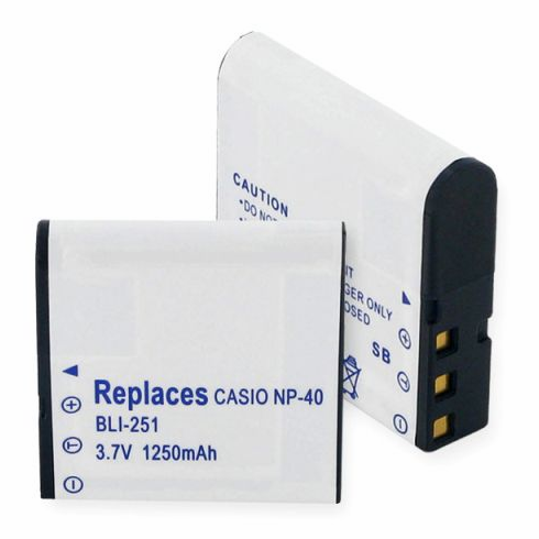 Casio EXFC150 battery, 1.25Ah