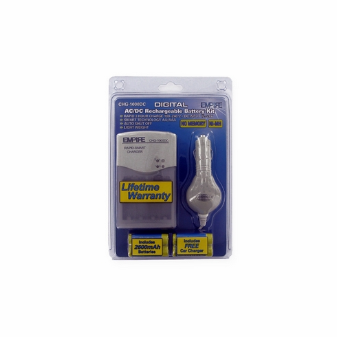 Charger/Battery Combo AC Charger with 4 NiMH AA