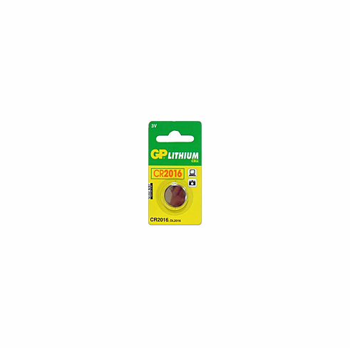 CR2016 - 3V lithium button cell, 80mAh