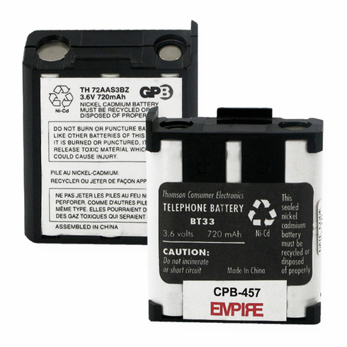 Empire Scientific CPB-457 battery