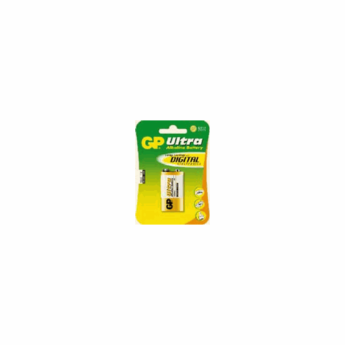 GP Ultra 9V PP3 alkaline battery