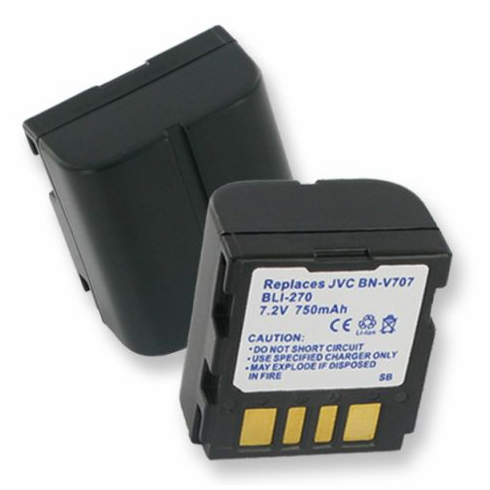 JVC GZ505 battery, 750mAh