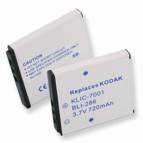 Kodak M893IS battery, 720mAh