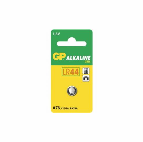 LR44 Alkaline button cell, 1.5V 110mAh
