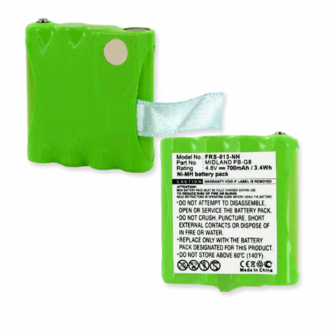 Midland PB-G6 FRS Radio Battery