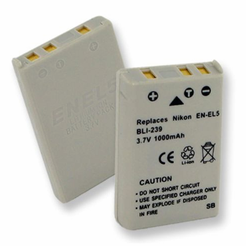 Nikon Coolpix P5100 battery, 1.05Ah