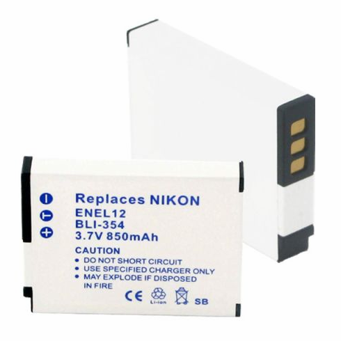 Nikon CoolPix S6000 battery, 850mAh