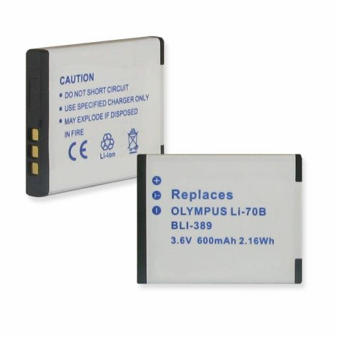 Olympus FE4040 battery, 600mAh