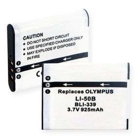 Olympus LI50B battery, 925mAh