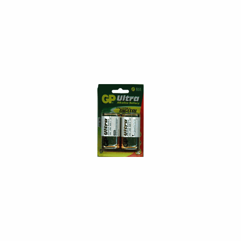 Pack of 2 D Cell Ultra Alkaline 1.5V  (sometimes packaged in bul