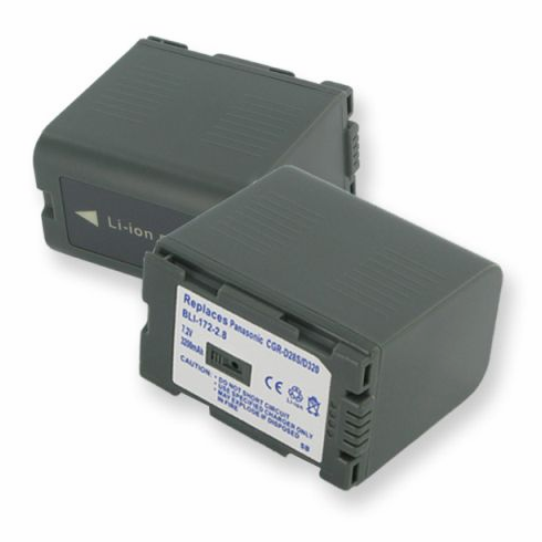 Panasonic AGDVC200 battery, 3.2Ah