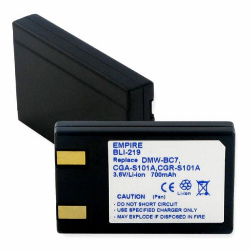Panasonic CGAS101A battery, 700mAh