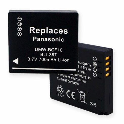 Panasonic DMWBCF10PP battery, 700mAh