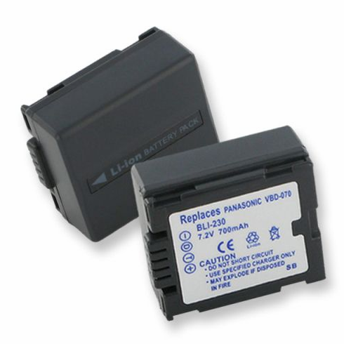 Panasonic PVGS80 battery, 700mAh