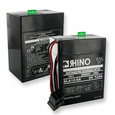 RHINO SLA 12-6A* 6V 12.0Ah battery (replacement)