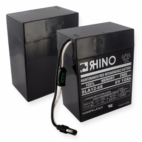 RHINO SLA 12-6S* 6V 12.0Ah battery (replacement)