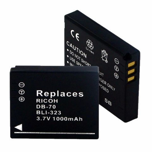 Ricoh CX2 battery, 1.0Ah
