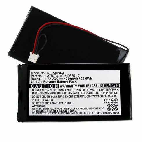 RTI T4 UNIVERSALE SYSTEM CONTROLLER Remote Control Battery