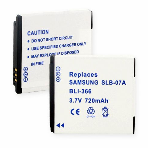 Samsung TL220 battery, 720mAh