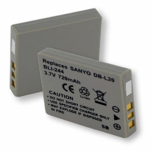 Sanyo SL20 battery, 720mAh