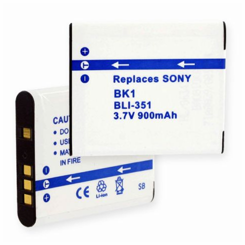 Sony DSCW180 battery, 900mAh