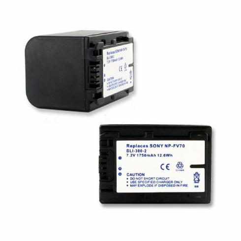 Sony NPFV100 battery, 1.75Ah