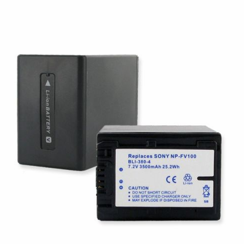 Sony NPFV100 battery, 3.5Ah