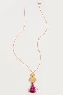 Gorjana Phoenix Pendant Berry Necklace
