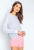 PJ Salvage Rainbow Lounge Long Sleeve