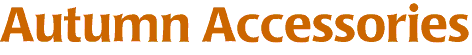 Autumn Accessories