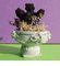 Funeral Planter With Black Flowers
