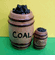 Large Barrel of Coal