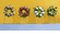 Flowered Wreath on U-Pin