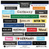 Germany Wordbit Scrapbook Stickers Germany Wordbit Scrapbook Stickers
