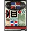 Dominican Republic Travel Scrapbook Stickers