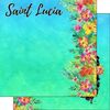 Saint Lucia Getaway Scrapbook Paper Saint Lucia Getaway Scrapbook Paper